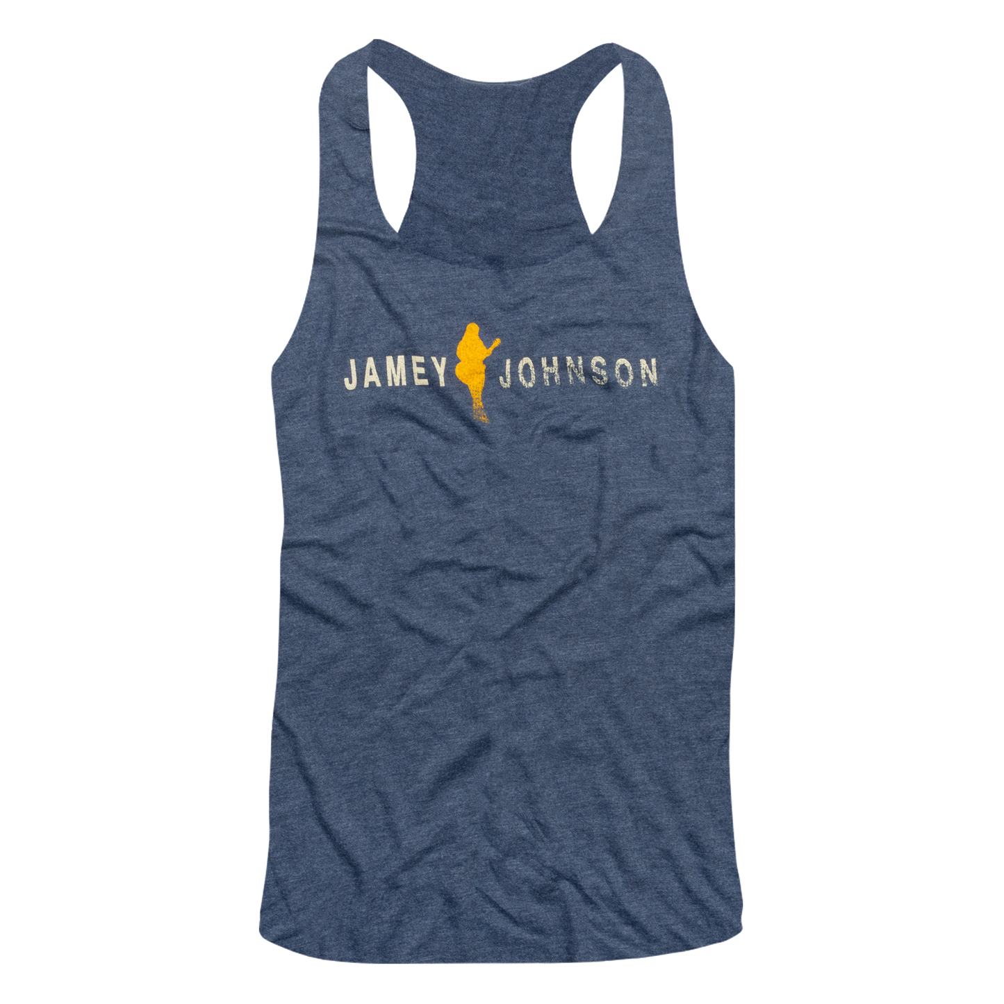 tank-heather blue-jamey logo