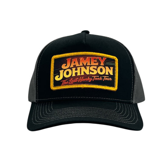 Black and Charcoal Honky Tonk Tour Hat