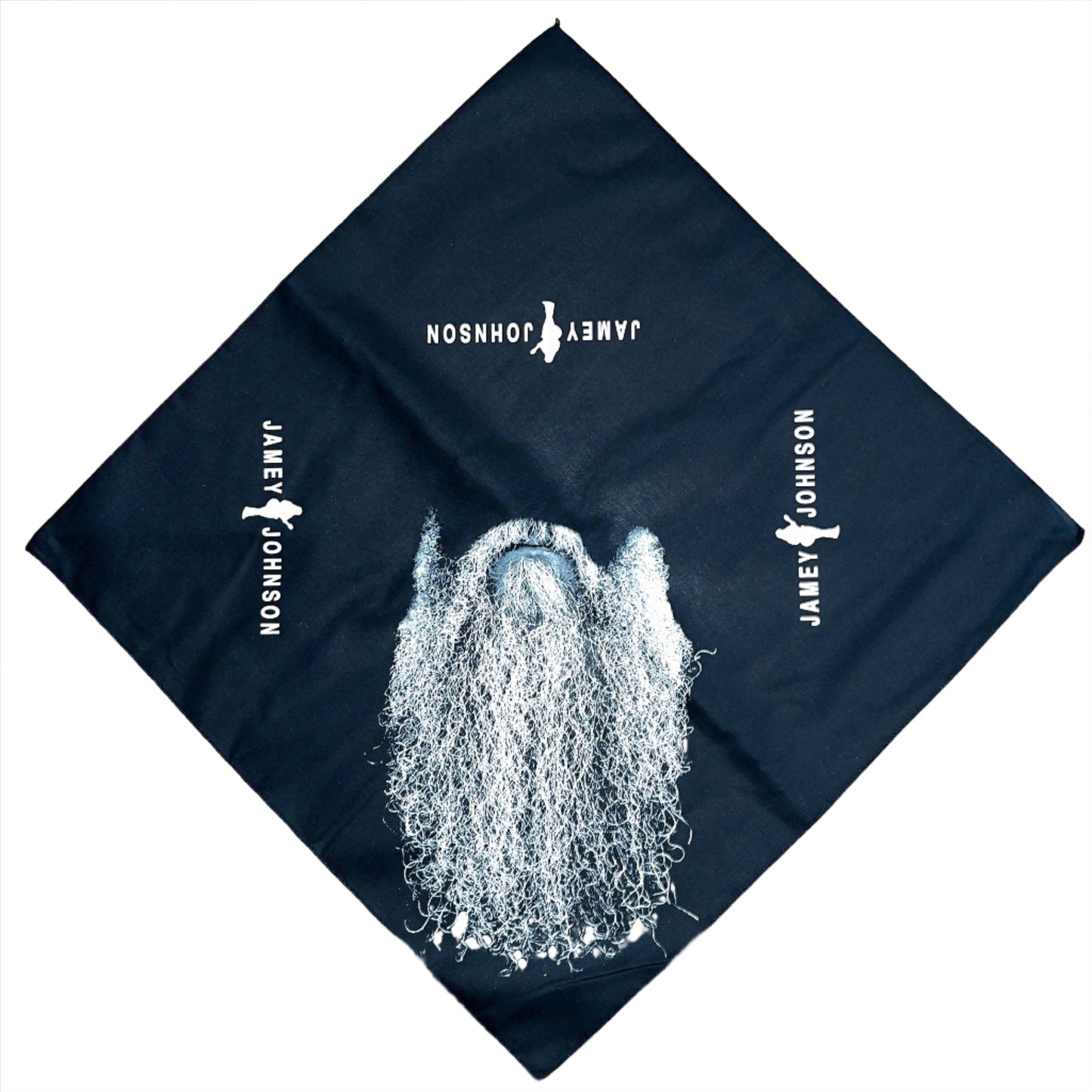 bandana-black-jamey logo with jamey beard design