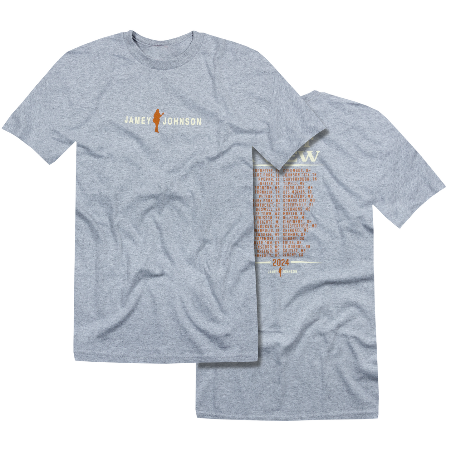 Jamey Johnson What A View Tour Tee | Gray