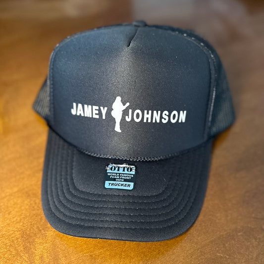 Jamey Johnson Black Mesh Logo Cap