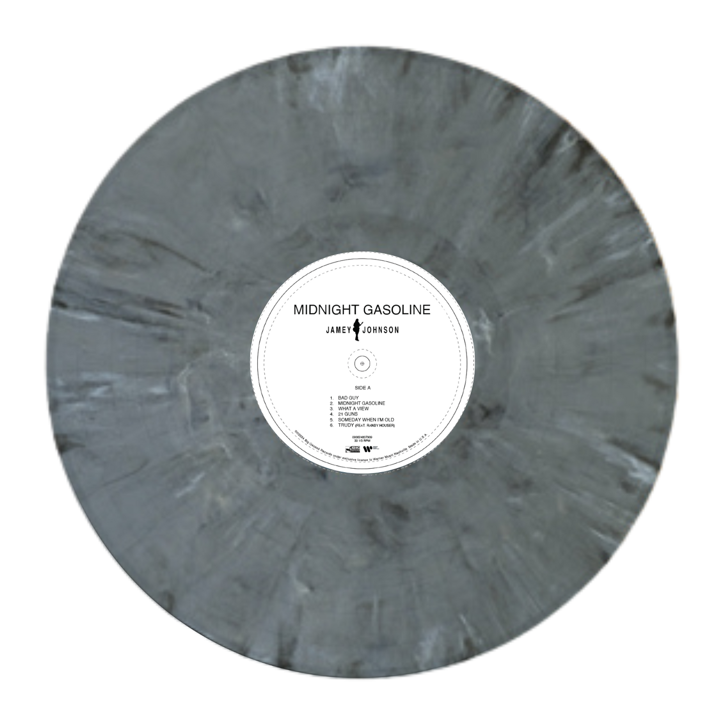 Jamey Johnson Midnight Gasoline Color Signed Vinyl