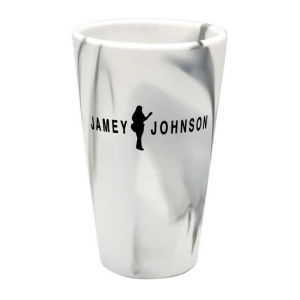 Jamey Johnson | 16 Oz Silicone Cup Marbled White *Pre-Sale*
